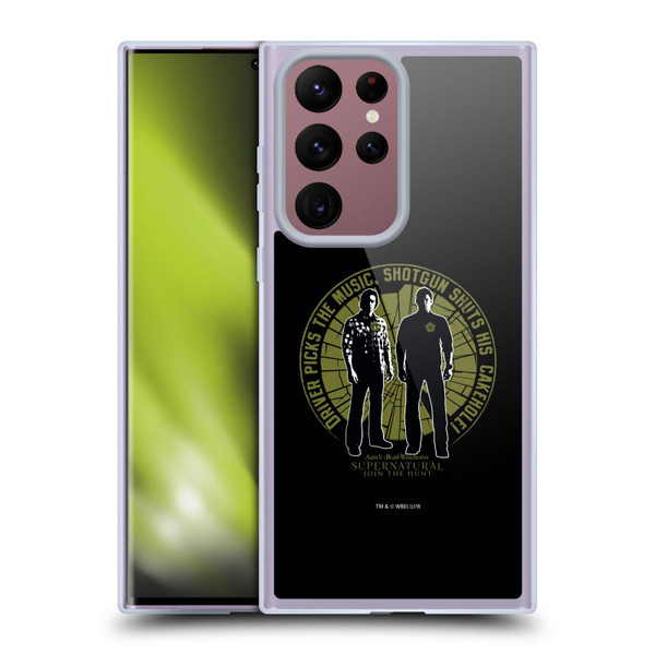 Supernatural Graphic Sam & Dean Soft Gel Case for Samsung Galaxy S22 Ultra 5G