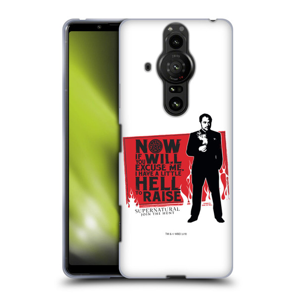 Supernatural Graphic Sam, Dean & Castiel Soft Gel Case for Sony Xperia Pro-I