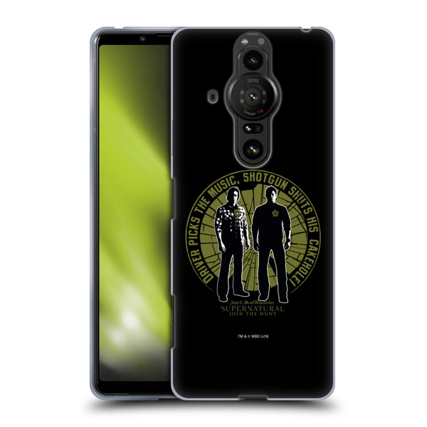 Supernatural Graphic Sam & Dean Soft Gel Case for Sony Xperia Pro-I