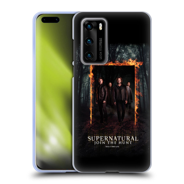 Supernatural Key Art Sam, Dean, Castiel & Crowley Soft Gel Case for Huawei P40 5G