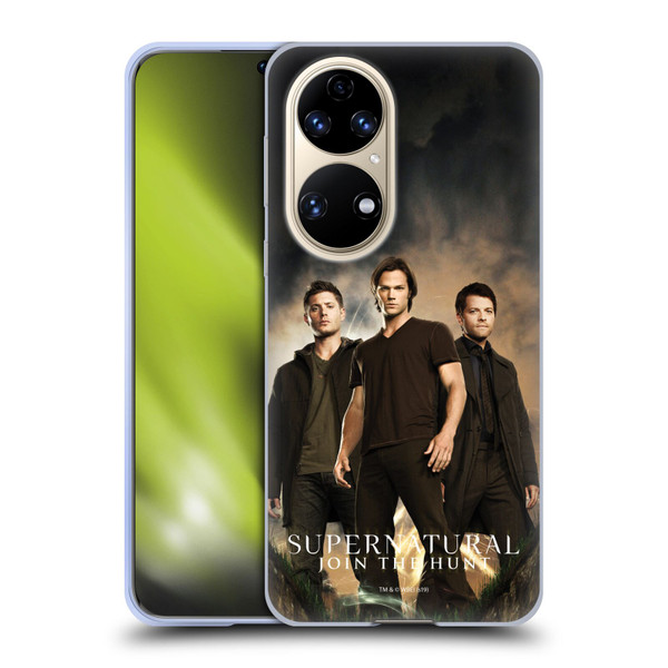 Supernatural Key Art Sam, Dean & Castiel 2 Soft Gel Case for Huawei P50