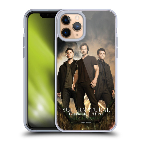Supernatural Key Art Sam, Dean & Castiel 2 Soft Gel Case for Apple iPhone 11 Pro & MagSafe