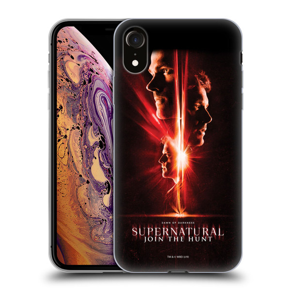 Supernatural Key Art Sam, Dean & Castiel Soft Gel Case for Apple iPhone XR