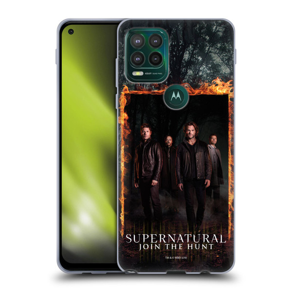 Supernatural Key Art Sam, Dean, Castiel & Crowley Soft Gel Case for Motorola Moto G Stylus 5G 2021