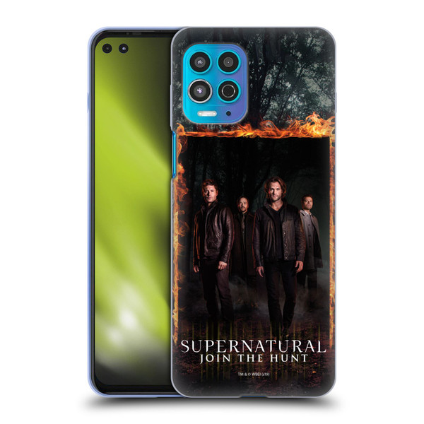 Supernatural Key Art Sam, Dean, Castiel & Crowley Soft Gel Case for Motorola Moto G100