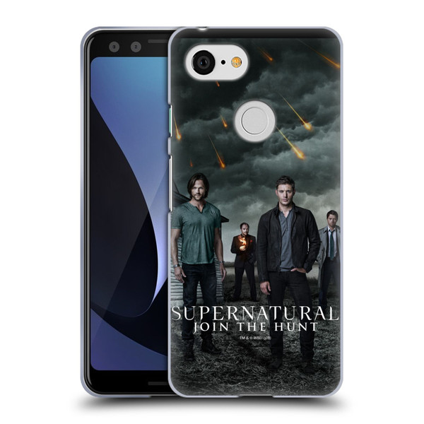 Supernatural Key Art Season 12 Group Soft Gel Case for Google Pixel 3