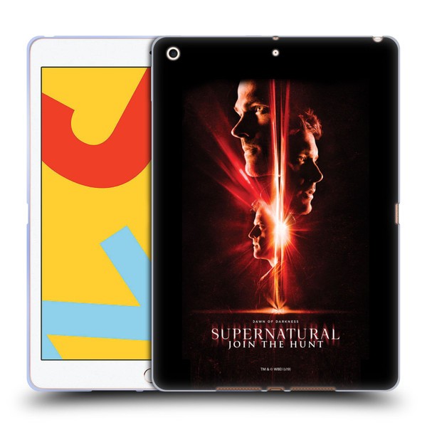 Supernatural Key Art Sam, Dean & Castiel Soft Gel Case for Apple iPad 10.2 2019/2020/2021