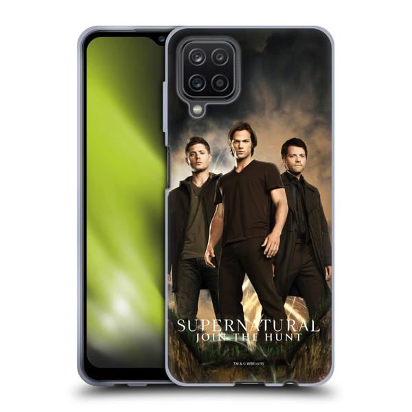 Supernatural Key Art Sam, Dean & Castiel 2 Soft Gel Case for Samsung Galaxy A12 (2020)
