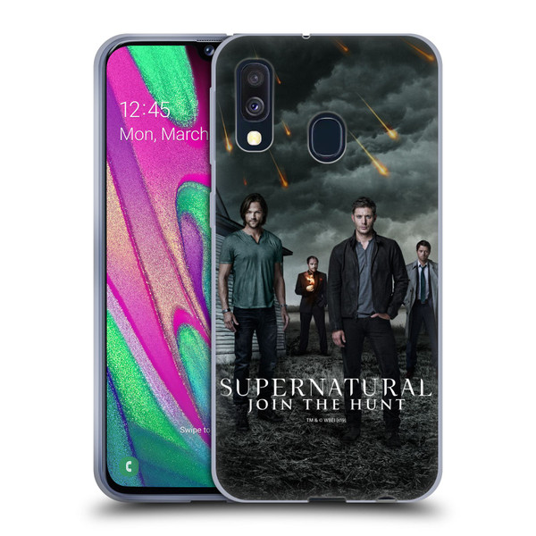 Supernatural Key Art Season 12 Group Soft Gel Case for Samsung Galaxy A40 (2019)