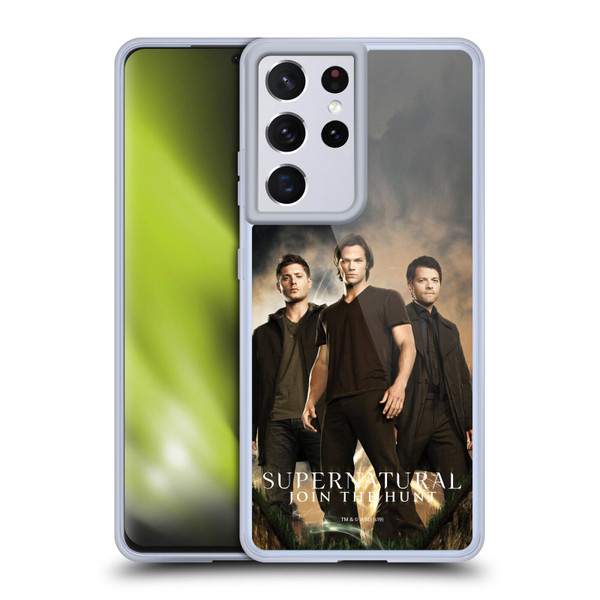 Supernatural Key Art Sam, Dean & Castiel 2 Soft Gel Case for Samsung Galaxy S21 Ultra 5G