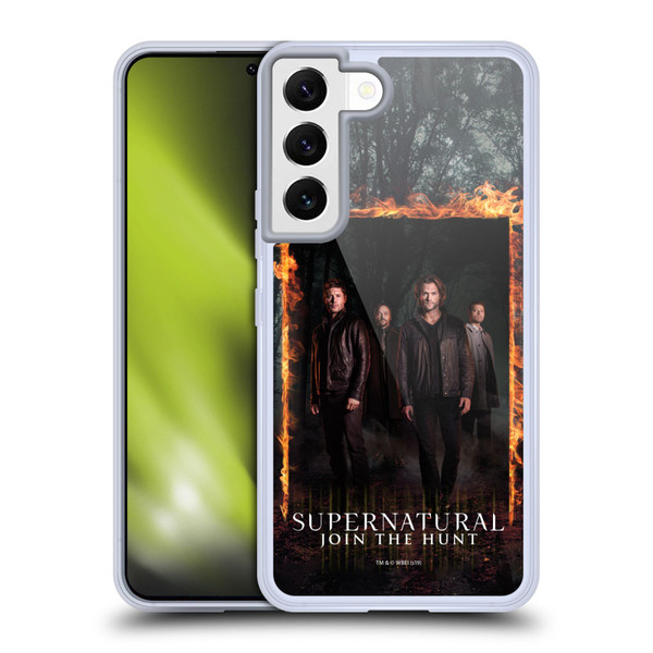 Supernatural Key Art Sam, Dean, Castiel & Crowley Soft Gel Case for Samsung Galaxy S22 5G