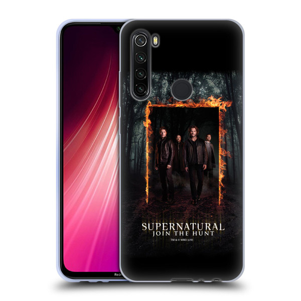 Supernatural Key Art Sam, Dean, Castiel & Crowley Soft Gel Case for Xiaomi Redmi Note 8T