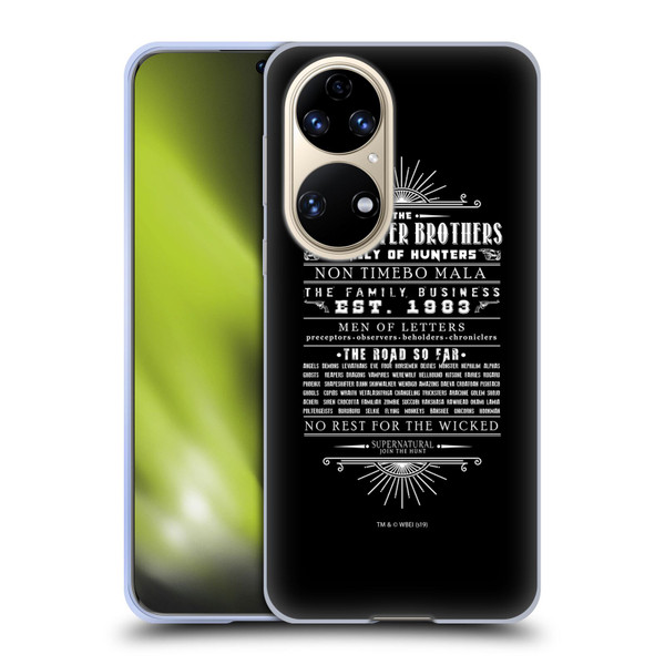 Supernatural Vectors Winchester Brothers Soft Gel Case for Huawei P50