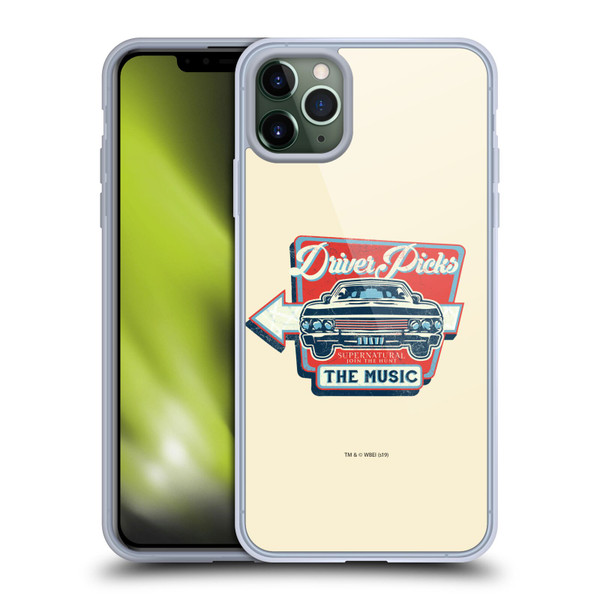 Supernatural Vectors Driver Picks Soft Gel Case for Apple iPhone 11 Pro Max