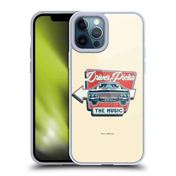 Supernatural Vectors Driver Picks Soft Gel Case for Apple iPhone 12 Pro Max