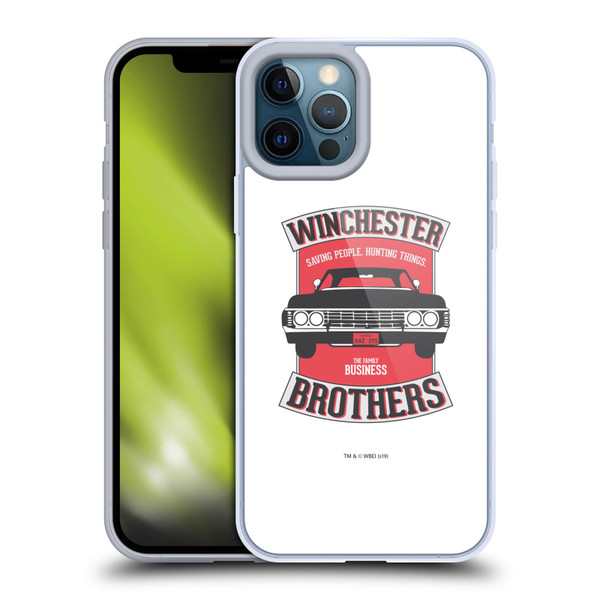 Supernatural Vectors Winchester Brothers 2 Soft Gel Case for Apple iPhone 12 Pro Max