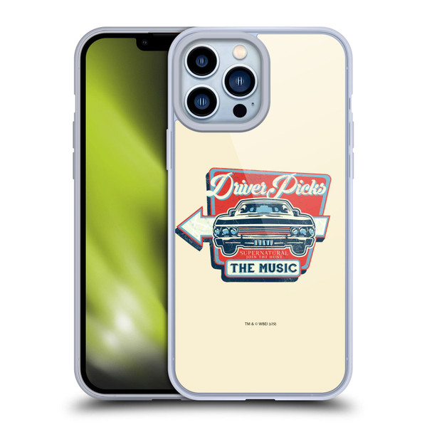 Supernatural Vectors Driver Picks Soft Gel Case for Apple iPhone 13 Pro Max