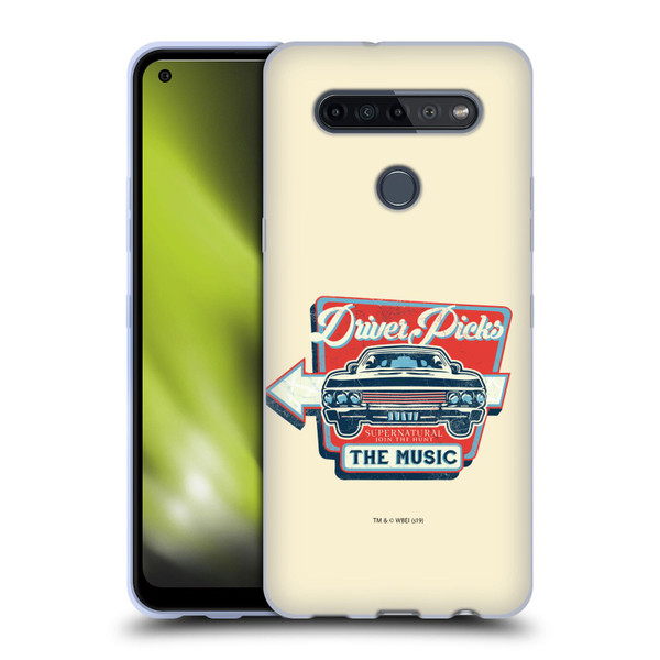 Supernatural Vectors Driver Picks Soft Gel Case for LG K51S