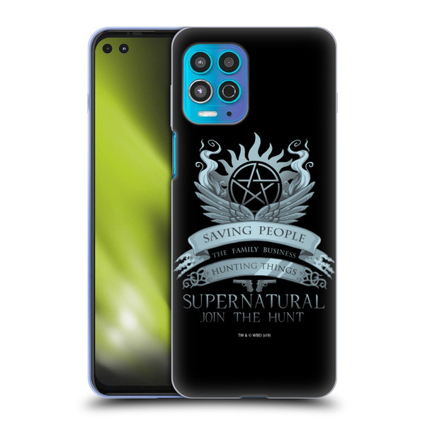 Supernatural Vectors Saving People Logo Soft Gel Case for Motorola Moto G100