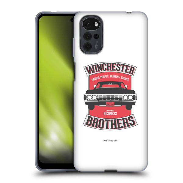 Supernatural Vectors Winchester Brothers 2 Soft Gel Case for Motorola Moto G22