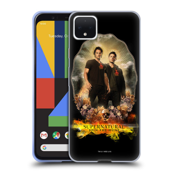 Supernatural Vectors Dean & Sam Halo Soft Gel Case for Google Pixel 4 XL