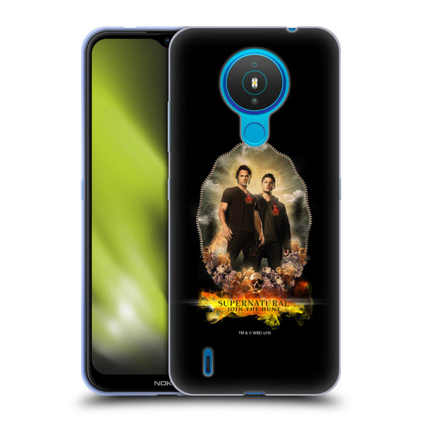 Supernatural Vectors Dean & Sam Halo Soft Gel Case for Nokia 1.4