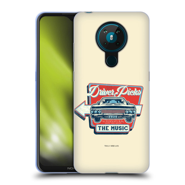 Supernatural Vectors Driver Picks Soft Gel Case for Nokia 5.3