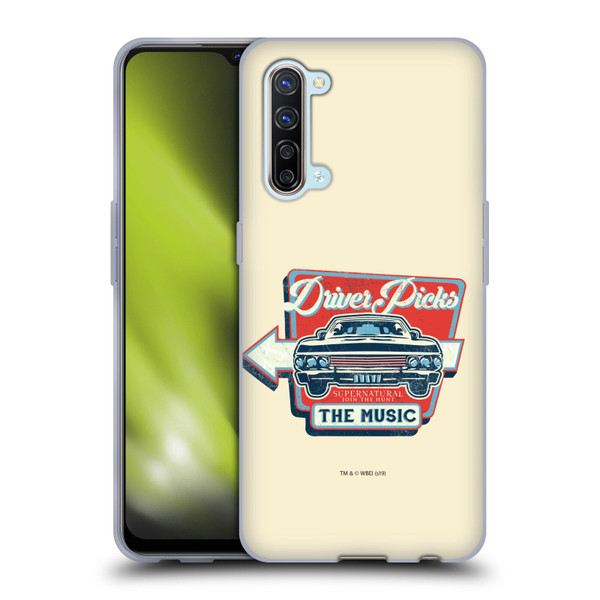 Supernatural Vectors Driver Picks Soft Gel Case for OPPO Find X2 Lite 5G