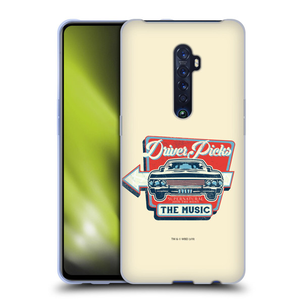 Supernatural Vectors Driver Picks Soft Gel Case for OPPO Reno 2