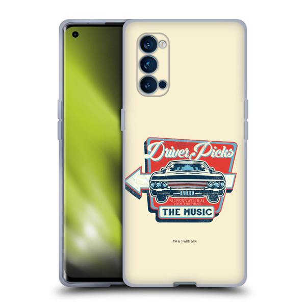 Supernatural Vectors Driver Picks Soft Gel Case for OPPO Reno 4 Pro 5G