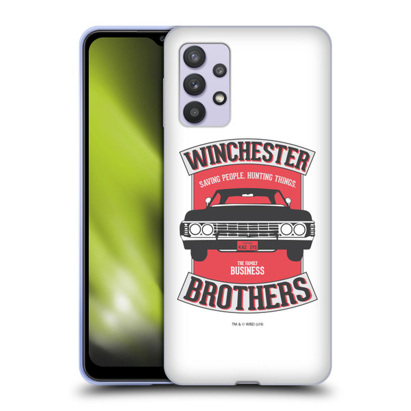 Supernatural Vectors Winchester Brothers 2 Soft Gel Case for Samsung Galaxy A32 5G / M32 5G (2021)