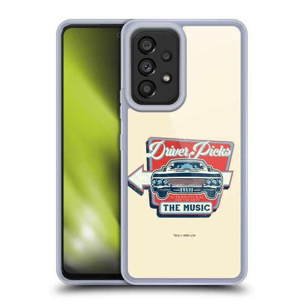 Supernatural Vectors Driver Picks Soft Gel Case for Samsung Galaxy A53 5G (2022)