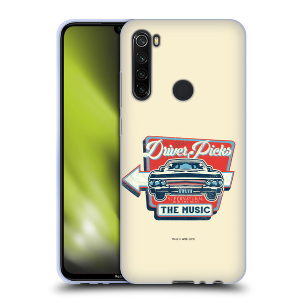 Supernatural Vectors Driver Picks Soft Gel Case for Xiaomi Redmi Note 8T