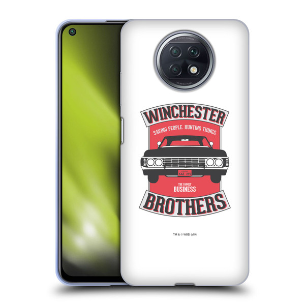 Supernatural Vectors Winchester Brothers 2 Soft Gel Case for Xiaomi Redmi Note 9T 5G