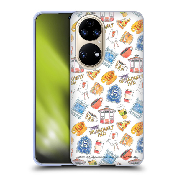 Gilmore Girls Graphics Icons Soft Gel Case for Huawei P50