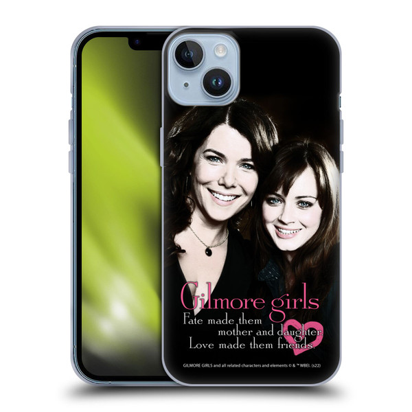 Gilmore Girls Graphics Fate Made Them Soft Gel Case for Apple iPhone 14 Plus