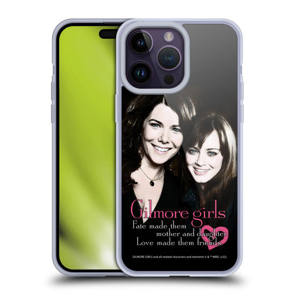 Gilmore Girls Graphics Fate Made Them Soft Gel Case for Apple iPhone 14 Pro Max & MagSafe