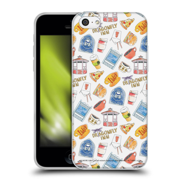 Gilmore Girls Graphics Icons Soft Gel Case for Apple iPhone 5c