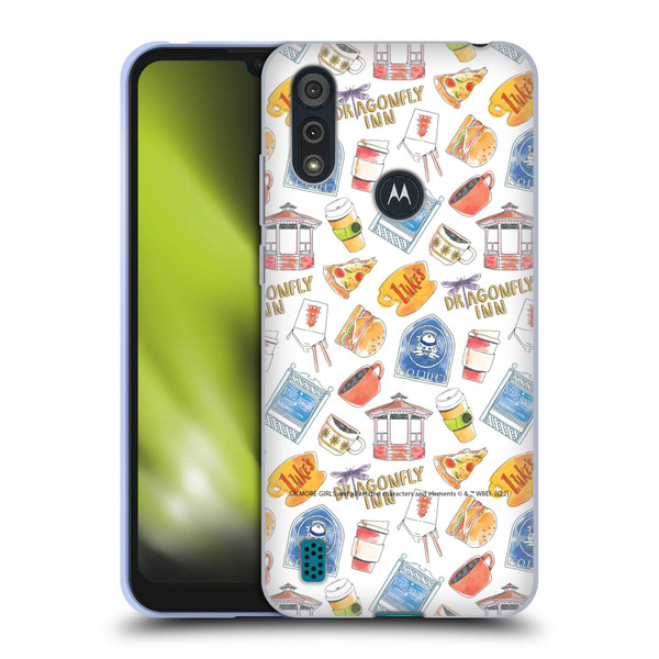 Gilmore Girls Graphics Icons Soft Gel Case for Motorola Moto E6s (2020)