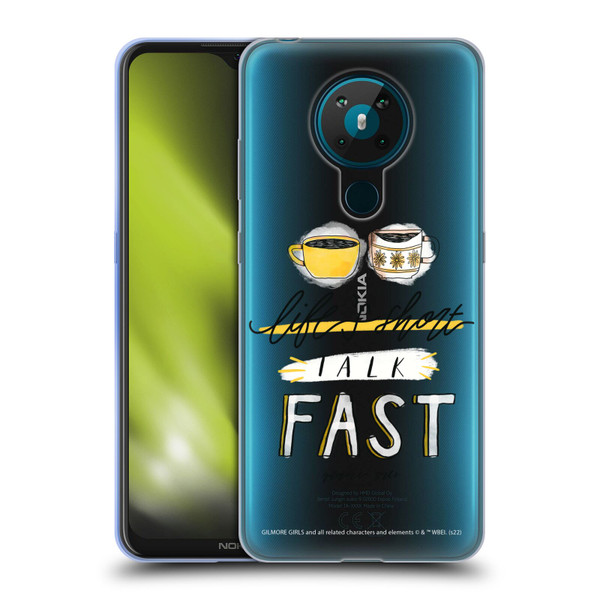 Gilmore Girls Graphics Life's Short Talk Fast Soft Gel Case for Nokia 5.3