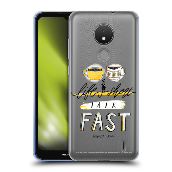 Gilmore Girls Graphics Life's Short Talk Fast Soft Gel Case for Nokia C21