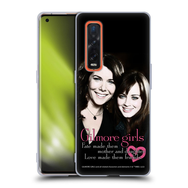 Gilmore Girls Graphics Fate Made Them Soft Gel Case for OPPO Find X2 Pro 5G