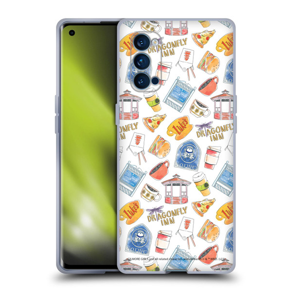 Gilmore Girls Graphics Icons Soft Gel Case for OPPO Reno 4 Pro 5G