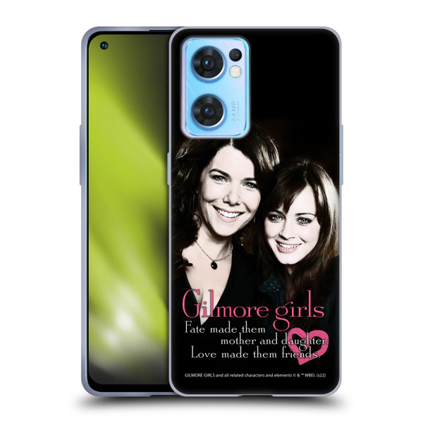 Gilmore Girls Graphics Fate Made Them Soft Gel Case for OPPO Reno7 5G / Find X5 Lite