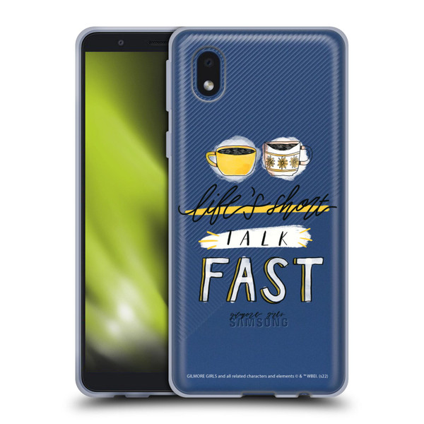 Gilmore Girls Graphics Life's Short Talk Fast Soft Gel Case for Samsung Galaxy A01 Core (2020)