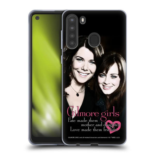 Gilmore Girls Graphics Fate Made Them Soft Gel Case for Samsung Galaxy A21 (2020)