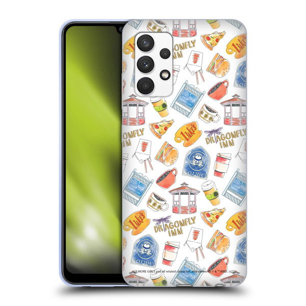 Gilmore Girls Graphics Icons Soft Gel Case for Samsung Galaxy A32 (2021)
