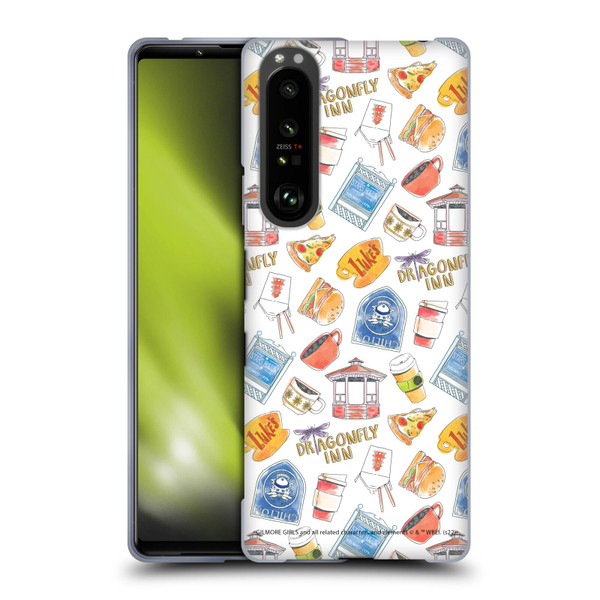 Gilmore Girls Graphics Icons Soft Gel Case for Sony Xperia 1 III
