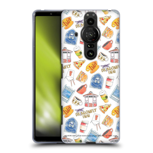 Gilmore Girls Graphics Icons Soft Gel Case for Sony Xperia Pro-I