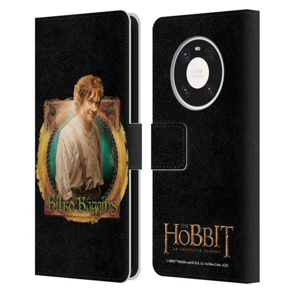 The Hobbit An Unexpected Journey Key Art Bilbo Leather Book Wallet Case Cover For Huawei Mate 40 Pro 5G